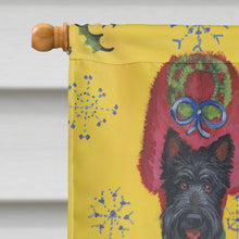 Load image into Gallery viewer, Scottie and Westie Christmas Nutcrackers Flag Canvas House Size PPP3169CHF