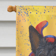 Load image into Gallery viewer, Scottie Boo Hoo Halloween Flag Canvas House Size PPP3171CHF