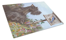 Load image into Gallery viewer, Scottie Curious Glass Cutting Boards – Durable, Decorative Kitchen Art Large PPP3173LCB
