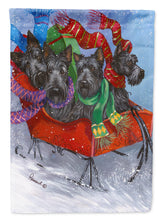 Load image into Gallery viewer, Scottie Christmas Dashing Garden Flag – Decorative Outdoor Yard Flag PPP3174GF