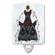 Load image into Gallery viewer, Scottie Christmas Family Tree Ceramic Night Light PPP3176CNL