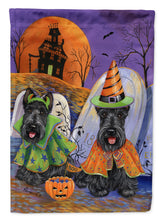 Load image into Gallery viewer, Scottie Halloween Haunted House Garden Flag – Decorative Outdoor Yard Flag PPP3177GF
