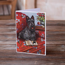 Load image into Gallery viewer, Scottie Lil Einstein Greeting Cards -  Blank Note Cards – 8-Pack of Artist-Designed Cards with Envelopes