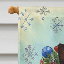 Load image into Gallery viewer, Scottie Christmas Snowflake Flag Canvas House Size PPP3181CHF