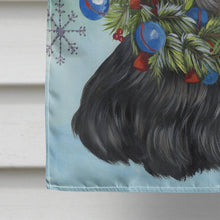 Load image into Gallery viewer, Scottie Christmas Snowflake Flag Canvas House Size PPP3181CHF