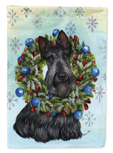 Load image into Gallery viewer, Scottie Christmas Snowflake Garden Flag – Decorative Outdoor Yard Flag PPP3181GF