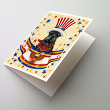 Load image into Gallery viewer, Scottie USA Greeting Cards -  Blank Note Cards – 8-Pack of Artist-Designed Cards with Envelopes
