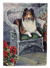 Load image into Gallery viewer, Sheltie Patio Jewel Flag Canvas House Size PPP3187CHF