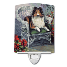 Load image into Gallery viewer, Sheltie Patio Jewel Ceramic Night Light PPP3187CNL