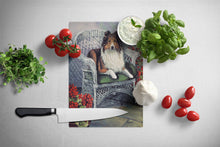 Load image into Gallery viewer, Sheltie Patio Jewel Glass Cutting Boards – Durable, Decorative Kitchen Art Large PPP3187LCB