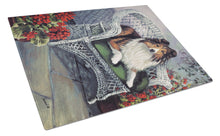 Load image into Gallery viewer, Sheltie Patio Jewel Glass Cutting Boards – Durable, Decorative Kitchen Art Large PPP3187LCB