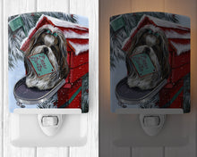 Load image into Gallery viewer, Shih Tzu Christmas Letter to Santa Ceramic Night Light PPP3189CNL