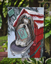 Load image into Gallery viewer, Shih Tzu Christmas Letter to Santa Garden Flag – Decorative Outdoor Yard Flag PPP3189GF