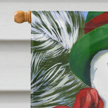 Load image into Gallery viewer, Shih Tzu Christmas Snowman Flag Canvas House Size PPP3191CHF