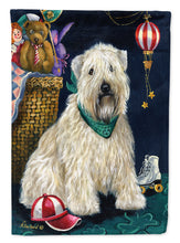 Load image into Gallery viewer, Wheaten Terrier Playroom Flag Canvas House Size PPP3193CHF
