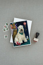 Load image into Gallery viewer, Wheaten Terrier Playroom Greeting Cards -  Blank Note Cards – 8-Pack of Artist-Designed Cards with Envelopes