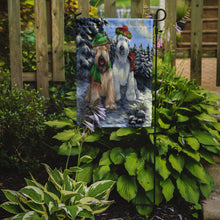 Load image into Gallery viewer, Wheaten Terrier Christmas Snowdog Garden Flag – Decorative Outdoor Yard Flag PPP3194GF