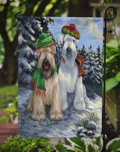 Load image into Gallery viewer, Wheaten Terrier Christmas Snowdog Garden Flag – Decorative Outdoor Yard Flag PPP3194GF