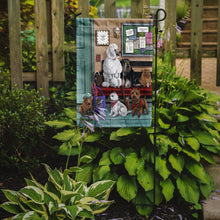 Load image into Gallery viewer, Dogs Vet Visit Garden Flag – Decorative Outdoor Yard Flag PPP3196GF