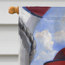 Load image into Gallery viewer, Westie Ahoy Sailor Flag Canvas House Size PPP3197CHF