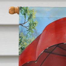 Load image into Gallery viewer, Westie April Showers Flag Canvas House Size PPP3198CHF