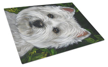 Load image into Gallery viewer, Westie Baby Face Glass Cutting Boards – Durable, Decorative Kitchen Art Large PPP3201LCB
