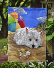 Load image into Gallery viewer, Westie Beach Baby Garden Flag – Decorative Outdoor Yard Flag PPP3202GF
