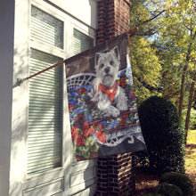 Load image into Gallery viewer, Westie Hannah Mae Flag Canvas House Size PPP3206CHF