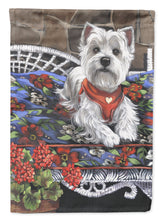 Load image into Gallery viewer, Westie Hannah Mae Garden Flag – Decorative Outdoor Yard Flag PPP3206GF