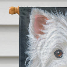 Load image into Gallery viewer, Westie Rabbit Harmony Flag Canvas House Size PPP3207CHF