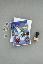 Load image into Gallery viewer, Westie Holiay Snowballs Greeting Cards -  Blank Note Cards – 8-Pack of Artist-Designed Cards with Envelopes