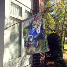 Load image into Gallery viewer, Westie Hot Rod Flag Canvas House Size PPP3209CHF