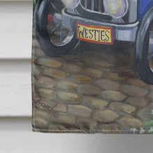 Load image into Gallery viewer, Westie Hot Rod Flag Canvas House Size PPP3209CHF