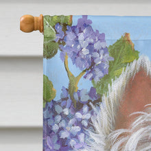 Load image into Gallery viewer, Westie Hydrangea Flag Canvas House Size PPP3210CHF