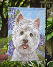 Load image into Gallery viewer, Westie Hydrangea Garden Flag – Decorative Outdoor Yard Flag PPP3210GF