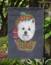 Load image into Gallery viewer, Westie Lad Plaid Garden Flag – Decorative Outdoor Yard Flag PPP3213GF