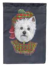 Load image into Gallery viewer, Westie Lad Plaid Garden Flag – Decorative Outdoor Yard Flag PPP3213GF