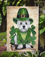 Load image into Gallery viewer, Westie St Patrick's Day Leprechaun Garden Flag – Decorative Outdoor Yard Flag PPP3214GF