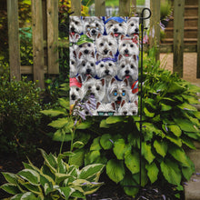 Load image into Gallery viewer, Westie Many Faces Garden Flag – Decorative Outdoor Yard Flag PPP3217GF
