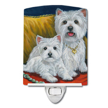 Load image into Gallery viewer, Westie Mom and Pup Ceramic Night Light PPP3218CNL