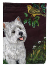Load image into Gallery viewer, Westie Nature Flag Canvas House Size PPP3219CHF