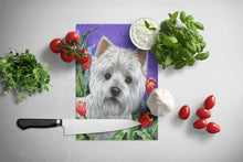 Load image into Gallery viewer, Westie Paradise Glass Cutting Boards – Durable, Decorative Kitchen Art Large PPP3220LCB