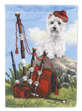 Load image into Gallery viewer, Westie Piper Flag Canvas House Size PPP3222CHF