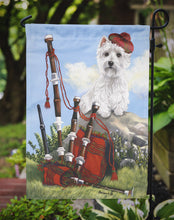 Load image into Gallery viewer, Westie Piper Garden Flag – Decorative Outdoor Yard Flag PPP3222GF