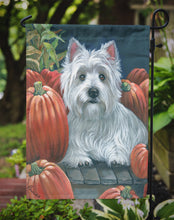 Load image into Gallery viewer, Westie Pumpkins Garden Flag – Decorative Outdoor Yard Flag PPP3224GF