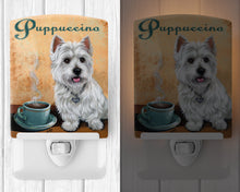 Load image into Gallery viewer, Westie Puppuccino Ceramic Night Light PPP3225CNL
