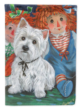 Load image into Gallery viewer, Westie Ragdoll Flag Canvas House Size PPP3226CHF