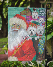 Load image into Gallery viewer, Westie Christmas Santa's Westies Garden Flag – Decorative Outdoor Yard Flag PPP3229GF
