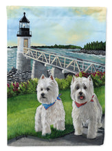 Load image into Gallery viewer, Westie Schooner &amp; Annie Garden Flag – Decorative Outdoor Yard Flag PPP3230GF