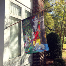Load image into Gallery viewer, Westie Christmas Decorating Flag Canvas House Size PPP3233CHF
